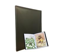 Livre de rangement A2 pour peinture diamant - Kit de présentation avec 30 pochettes transparentes pour photos jusqu'à 60 x 42 cm