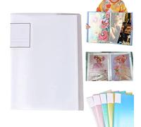 Livre de Rangement A3 de 30 Pages for Peinture Diamant, Pochettes Transparentes, Pochettes de Protection en Plastique, Grand Dossier, Feuille de Rapport d'œuvres d'art, Rangement de Lettres, classeur