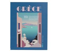 Livre de rangement collection VOYAGES modèle Grèce bleu