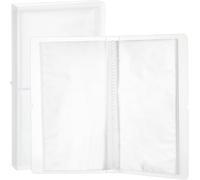 Livre De Rangement De Classeur Organisateur D'autocollants Clairs Pour Album De Collecte De Stockage D'autocollants Avec 50 Paquet Double Face Pour Planificateur Scrapbook