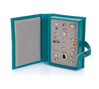 Livre de rangement Little Book Of pour bagues, petit, bleu canard