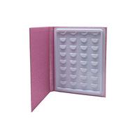 Livre de rangement vide pour 16 paires de cils, étui de rangement à paillettes, présentoir d'échantillons de maquillage, pour femmes et filles