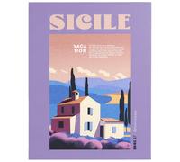 Livre de rangement VOYAGES modèle Sicile violet