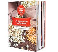 Livre de recettes de pop-corn ● Inspiration en 128 pages ● Idées uniques de pop-corn ● Sucré ● Croustillant ● Chaud ● Épicé
