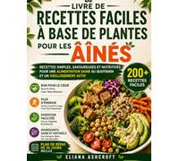 LIVRE DE RECETTES FACILES À BASE DE PLANTES POUR LES AÎNÉS: RECETTES SIMPLES, SAVOUREUSES ET NUTRITIVES POUR UNE ALIMENTATION SAINE AU QUOTIDIEN ET UN VIEILLISSEMENT ACTIF