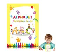 Livre de recherche alphabet - Guide pour la pratique des lettres - Carnet de travail éducatif pour l'écriture - Kit de suivi de page lisse pour le développement des compétences, les sessions