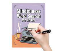 Livre De Recherche De Mots - Pleine Conscience | Jeu De Recherche À Plusieurs Niveaux | Livre De Recherchhe De Mots Pour Adultes Hommes Femmes | Plus De 400 Puzzles Pour La Relaxation, La Pleine Consc