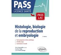 Livre de révision PASS - LAS - Histologie - Biologie de la reproduction - Embryologie - 20 fiches - 570 QCM corrigés