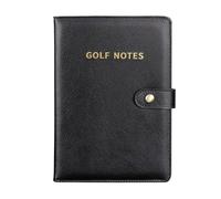 Livre de score de Golf - Données de golf et livre de notation,Accessoires pour clubs de golf pour les statistiques de compétition et l'enregistrement des frappes