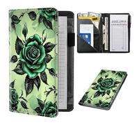 Livre de serveur pour serveuse, jolis livres de service avec poche zippée, livre de chèques de serveur, porte-billets, accessoires de serveuse de restaurant, organisateur de livret de serveur, rose