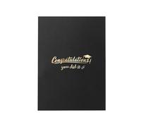 Livre de signature de remise de diplôme | 2026 noir et or | Livre de souvenirs de remise de diplôme | pour les invités, la famille et les amis lors d'une fête, d'une cérémonie ou d'une décoration de