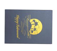Livre de Signatures Retraite Papier Noir, Carte Souvenir D'adieu | Grand Espace pour Messages D'invités, Souvenir Solide, Fête de Départ au Bureau, Installation Simple