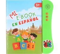 Livre de sons électronique espagnol langue fruit animal chiffres apprendre enfants jouets éducatifs vert
