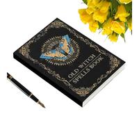 Livre de Sortilèges pour les Sorcières,Guide des Sorcières pour le Grimoire,Manuel de Sortilèges - pour les Débutants, les Femmes et les Hommes, Fournitures d'Apprentissage, Fête d'Halloween, Rassembl
