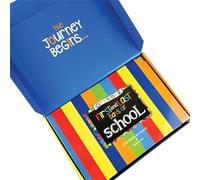 Livre de souvenirs du premier et du dernier jour d'école, album de souvenirs pour les jours d'école les plus faciles (garçon)