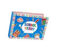Livre de souvenirs éducatif avec design polyvalent pour ranger des photos, des dessins, des rapports et plus encore pour le scrapbooking scolaire