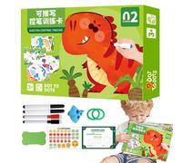 Livre de Suivi de Lettre et de Nombre, classeur pour la Piste d'âge préscolaire | Lettre de Livre de Pratique de la Pratique de l'écriture à la Main aux activités de Maternelle | Tracing Game