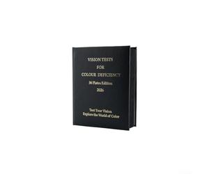 Livre de test de aveugle couleur 38e édition 2026, tableaux de test de vision des couleurs Ishihara, manuel de test de cécité des couleurs