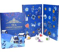 Livre de thé Calendrier de l'Avent 2023 grand - 35 x 24 cm - Noël Calendrier de l'Avent Set de dégustation Idée cadeau