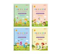 Livre de traçage de l'alphabet - Lettre rainurée pour tout-petits, guide de pratique d'écriture, développement précoce des compétences, cahier d'exercices de soutien fin | Apprentissage du contrôle mo