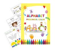 Livre de traçage de lettres de l'alphabet - Pratique d'écriture - Outils d'apprentissage de l'écriture manuscrite réutilisable pour , suivi préscolaire Bok pour débutants, école de