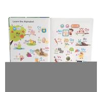 Livre De Vocabulaire - Lecteur D'anglais De 8,5 Pouces, Livre Sonore Interactif, Appareil D'apprentissage Parlant, Entraîneur De Mots, Aide À L'alphabétisation Amusante | Outil Linguistique Éducatif P