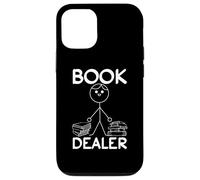 Livre Dealer Stick Figure Book Lover Funny Book Reading Coque pour iPhone 12/12 Pro