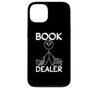 Livre Dealer Stick Figure Book Lover Funny Book Reading Coque pour iPhone 13