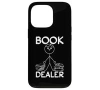 Livre Dealer Stick Figure Book Lover Funny Book Reading Coque pour iPhone 13 Pro