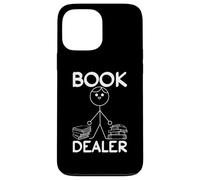 Livre Dealer Stick Figure Book Lover Funny Book Reading Coque pour iPhone 13 Pro Max