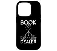 Livre Dealer Stick Figure Book Lover Funny Book Reading Coque pour iPhone 14 Pro