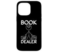 Livre Dealer Stick Figure Book Lover Funny Book Reading Coque pour iPhone 14 Pro Max
