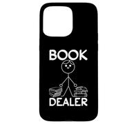 Livre Dealer Stick Figure Book Lover Funny Book Reading Coque pour iPhone 15 Pro Max