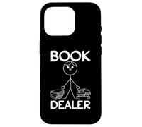 Livre Dealer Stick Figure Book Lover Funny Book Reading Coque pour iPhone 16 Pro