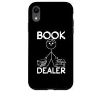 Livre Dealer Stick Figure Book Lover Funny Book Reading Coque pour iPhone XR