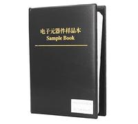 Livre d'échantillons de composants HaloVerde SMD organisé sous la forme d'un kit de condensateurs SMT/livre de condensateurs 0201 avec 2 550 pièces sur 51 valeurs de 0,5 pF à 220