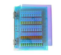 Livre d'échantillons d'ongles portables pour une sélection précise des couleurs et un affichage client, magnétique pour ongles en acrylique