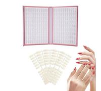 Livre d'échantillons pour ongles | Tableau d'affichage des couleurs de vernis à ongles, aperçu portable avec 216 nuances pour les stations de coiffure et le rangement de salon pour l'exercice
