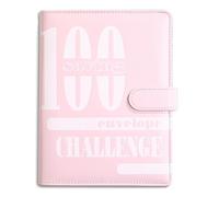 Livre d'économie, classeur d'épargne, objectifs de défi d'épargne, classeur budgétaire avec suivi, classeur amusant et interactif avec 100 enveloppes pour le suivi des objectifs d'épargne pour enfants