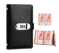 Livre d'économie d'argent, 100 enveloppes avec serrure à combinaison, carnet de défi, livre de défi pour budget, dépenses financières, et adultes, maison, appartement, dortoir, bureau, école