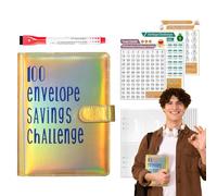Livre d'économie d'argent avec enveloppes et suivi, parfait pour la planification budgétaire amusante et organisée et les objectifs financiers