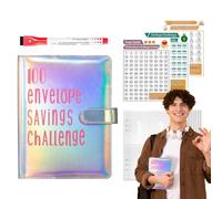 Livre d'économie d'argent avec enveloppes et suivi, parfait pour la planification budgétaire amusante et organisée et les objectifs financiers