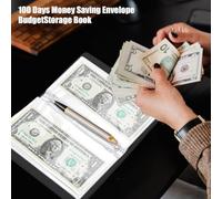 Livre d'économie d'argent, planificateur budgétaire, 100 jours de suivi des enveloppes, planificateur budgétaire, planificateur budgétaire pour homme et femme, organisation quotidienne des finances