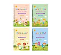 Livre d'écriture rainuré pour l'apprentissage précoce, cahier d'exercices rainurés | Kit d'entrée de gamme pour d'âge préscolaire, vacances d'apprentissage ou anniversaire