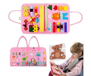 Livre d'emploi D'âge Préscolaire, Livres Sensoriels - Table Sensorielle du Livre Doux - Jouets pour Le Développement De Compétences De Vie, Activité Motrice Subtile, Besoins De Pédagogie in Et