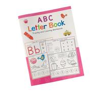 Livre d'entraînement à l'écriture de lettres A4, livre d'écriture interactif en anglais pour de 3 à 6 ans, cadeau éducatif pour