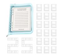 Livre des défis pour économiser de l'argent, classeur pour 100 défis d'épargne - Kit de planificateur de budget, livres et enveloppes d'espèces | Kit d'enveloppes en espèces, classeur de budget pour