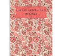 LIVRE DES RECETTES & DÉPENSES: Journal Recettes et dépenses simple, 100 pages, idéal pour Auto-entrepreneurs, Micro-entrepreneurs, Associations, Professions libérales
