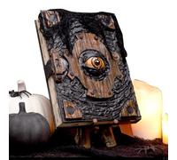 Livre des Sorts Prop Halloween Decor, Evil Eye Book of Spels Figurine, | Livre De The Damned Halloween Decor, Evil Eye Book Spell Whorror Sculpture Prop Art Demon Charm Halloween Home Ornemen