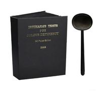Livre d'évaluation des couleurs Ishihara 2025, 38 plaques de test avec verres d'ombrage